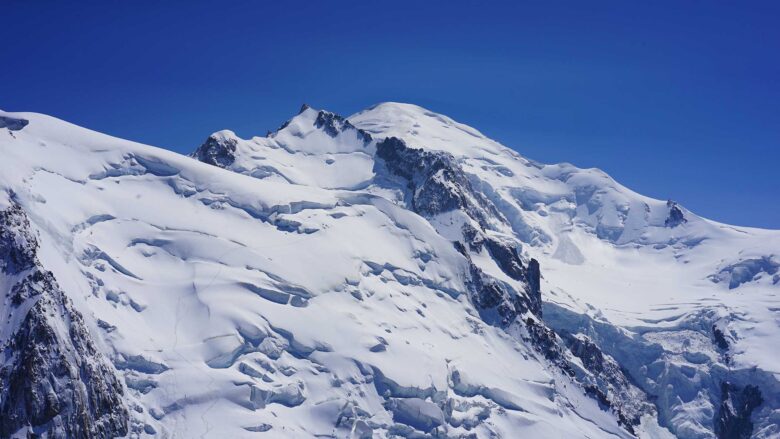 ヨーロッパ最高峰モンブラン山